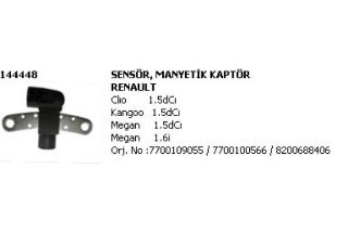 SENSOR MANYETIK KAPTOR ( RENAULT : KANGOO / CLIO / MEGANE 1.5DCI resmi