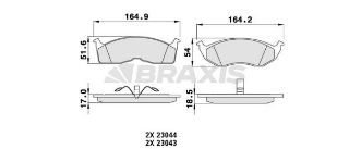 ÖN  FREN BALATASI CHRYSLER NEON GRAND VOYAGER III resmi