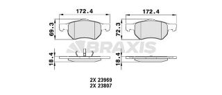 ÖN  FREN BALATASI CHRYSLER GRAND VOYAGER III IV resmi