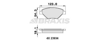 ÖN  FREN BALATASI MEGANE II 1.4 16V SEDAN (11 / 02 ) SCENİC II 1.4 (06 / 03 ) resmi