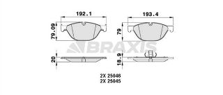 ÖN  FREN BALATASI BMW F10 F01 F11 N57 N52 resmi