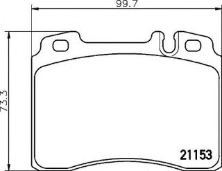 FREN BALATASI ÖN W202 94>00 W124 88>92 R129 93>01 resmi