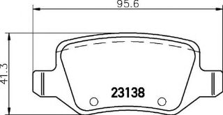FREN BALATASI ARKA W168 97>04 W169 04>12 W245 08>11 VANEO 414 02>05 resmi
