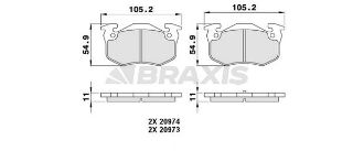 ARKA FREN BALATASI R9 R11 R19 CLİO I II MEGANE I SYMBOL SAXO XSARA P306 P309 1.6 / 1.8 / 2.0 resmi