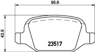 ARKA FREN BALATASI ALFA 147 3.2 01>ALFA 156 3.2 02> resmi