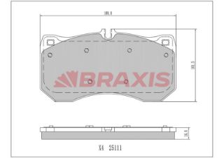 ÖN  FREN BALATASI A6 A7 11>18 A8 10>17 RS6 RS7 S6 S7 S8 14>18 resmi