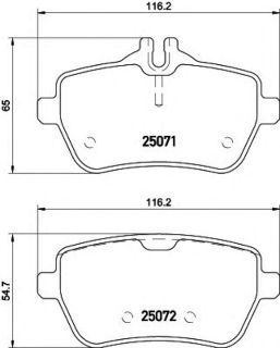 FREN BALATASI ARKA C117 13>19 W222 14>17 V222 14>17 X222 14>17 C217 15> resmi
