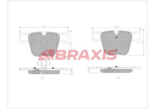 FREN BALATASI ÖN S-CLASS W221 06>13 C216 06>13 resmi