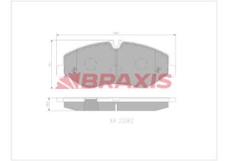 FREN BALATASI ÖN V-CLASS W447 14> VİTO W447 14> resmi