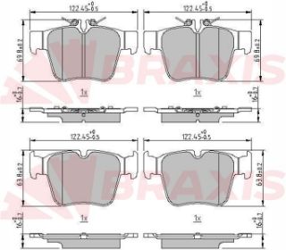 FREN BALATASI ARKA X253 15>19 W205 15>18 S205 15>18 C253 16>19 resmi