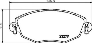 ÖN  FREN BALATASI MONDEO III 00>07 JAGUAR X TYPE 04>09 resmi