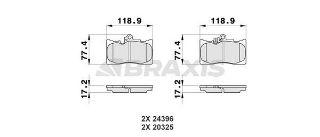 ÖN  FREN BALATASI LEXUS GS250 GS300 GS350 GS460 resmi