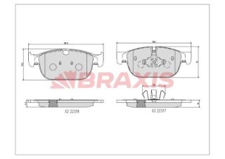 ÖN  FREN BALATASI XC90 15 >  XC60 15 > S90 15 > V90 17 > 19 JANT 18 JANT resmi