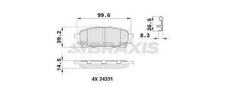 ARKA FREN BALATASI IMPREZA 00>07 FORESTER SG 03>08 resmi