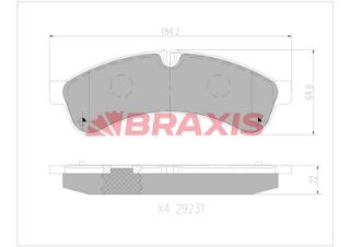 ARKA FREN BALATASI MAGIRUS YM DAILY III C35. C40C. C50. C65. C60 OTOKAR 10> 2.3D / 3.0D resmi