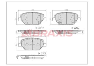 ÖN FREN BALATASI 17 INC OPEL INSIGNIA B 17> resmi