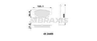 ARKA FREN BALATASI TRANSİT V347 V348 2.2TDCI / 2.4TDCI / 3.2TDCI 06 /> FISLI resmi