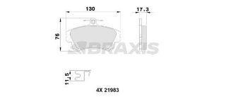 ÖN  FREN BALATASI CARİSMA 95>09 1.6 COLT 04> 1.5 / VOLVO  S40 95> resmi