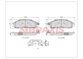 ÖN  FREN BALATASI NİSSAN NAVARA 2.3 4X4 2015> resmi