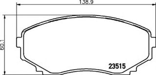 ÖN  FREN BALATASI MAZDA MPVII resmi