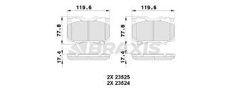 ÖN  FREN BALATASI LANDCRUISER TD 4.2 4.7 98>08 LEXUS 01>08 resmi