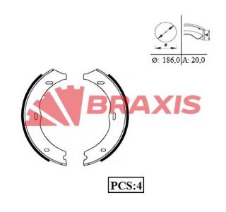 FREN BALATASI ARKA (PARK FRENI PABUCU) V-CLASS W447 14> VIANO W639 03> VİTO W639 03> VİTO W447 14> resmi