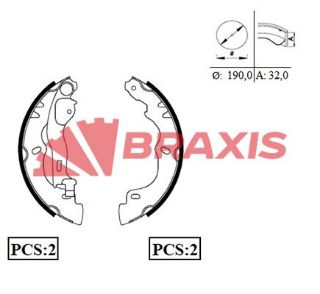 ARKA FREN BALATASI PABUC PALİO 1.4 1.6 96> resmi