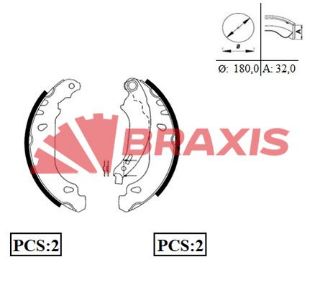 ARKA FREN BALATASI PABUC P206 P206+ (T3E) 1.1 1.4 1.4HDI 1.6 1.9D ABS 98> resmi