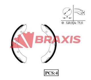 ÖN  / ARKA FREN BALATASI PABUC CANTER 635 839 444 K 6653 resmi