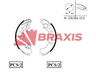 ARKA FREN BALATASI PABUC EGEA 1.3D / 1.4 / 1.6 FIAT 500L 0.9 / 1.3D resmi
