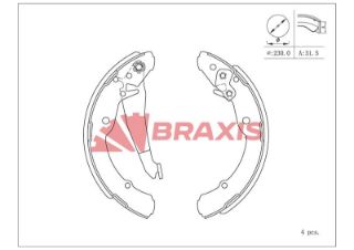 ARKA FREN BALATASI PABUC OCTAVIA ALL 96> CADDY 1,4 1,6 1,7SDI 1,9D 1,9SDI resmi