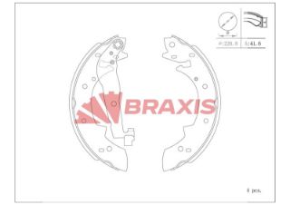 FREN BALATASI ARKA KAMPANA BMW 3 E30 82>93 228×41 resmi