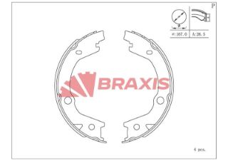 EL FREN BALATASI SONATA 05>10 MATRİX 01> TUCSON 04>10 / MAGENTIS 06> SPORTAGE / KYRON 05> REXTON 15> resmi