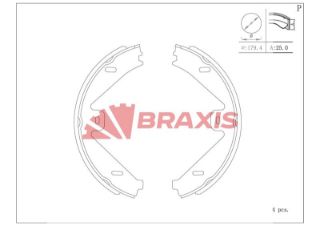 FREN BALATASI ARKA (PARK FRENI PABUCU) X218 12>17 C218 11>17 W212 09>16 S212 10>16  X204 08>15 resmi