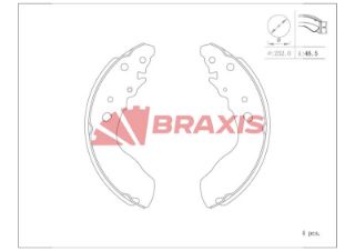 FREN BALATASI ARKA KAMPANA VİTARA 94>98 254×47 resmi