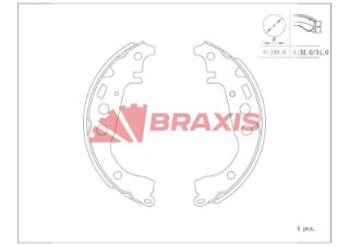 FREN BALATASI ARKA KAMPANA YARİS 99>05 IQ 09> PRIUS 03>09 200×32 resmi