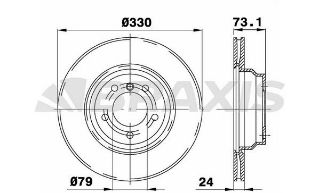 ÖN  FREN DİSKI BMW E90 E81 E82 E88 3.25 3.30 330MM resmi