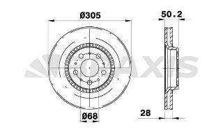 ÖN  FREN AYNASI VOLVO S60 00>S80 (98 06)V70 (97 00)2,0 2,3 2,4 2,5 3,0 2,9 XC70  00>07 75 (RJ) 2.0 CDT 99>05 75 TOURER (RJ) 1.8 TURBO 00>05 MG MG ZT 1.8 16V 00>05 (305X25X5DLXHAVALI) resmi
