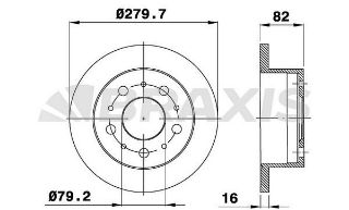 ARKA FREN DİSK AYNASI BOXER JUMPER DUCATO (TUM MODELLER) 18Q (16 JANT) 2.0 HDI 2.2 HDI 2.8HDI 2. resmi