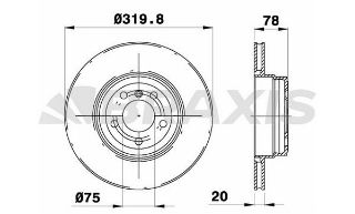 ARKA FREN DİSKI BMW  X5 E70 LCI F15  X6 E71 resmi