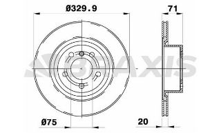 ARKA FREN DİSKI BMW F25 F26 resmi