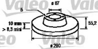 FREN DİSKI ARKA W203 02>07 CL203 02>08 S203 02>07 C209 02>09 A209 03>10 resmi