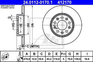 ARKA FREN DİSK AYNASI ALFA 159 1.9JTDM 16V / 1.9JTDM 8V / 1.9JTS / 2.2JTS 09 / 05 resmi