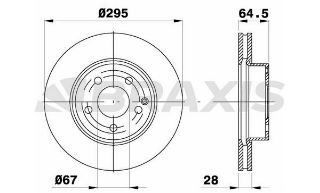 FREN DİSKI ÖN W204 07>14 S204 07>14 C204 11> R197 11> C197 10> resmi