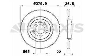 ÖN  FREN AYNASI OCTAVIA 1.8 20V 1.9TDI 96>A3 1.8 20V 1.9TDI 96>GOLF IV 1.8 1.9TDI 97> BORA 98> resmi