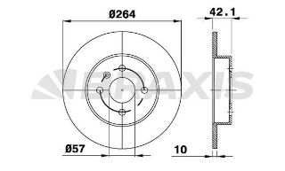 ARKA FREN DİSK AYNASI ASTRA H MERİVA 1.6 16V.1.7DTI.1.8I 16V (05 / 03 ) COMBO TOUR 1.3 CDTI 16V.1.4 ( resmi