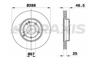 FREN DİSKI ÖN W203 00>07 CL203 03>08 C209 02>09 W210 96>02 R170 96>04 resmi