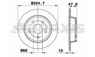 ARKA FREN DİSK AYNASI A6 1.8T / 2.5TDI / 2.7T 2.5TDI / 2.7T 97>04 resmi