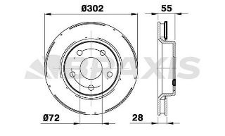 ÖN  FREN DİSKI JEEP WRANGLER III resmi