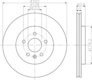 ARKA FREN DİSK AYNASI HAVALI S60 10> 15 S80 06> V60 10> 15 V70 06>15  XC70 06>15 resmi